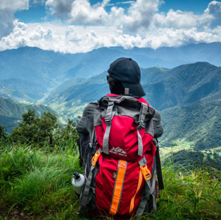 Happy travelers on multi-destination yearly package trips